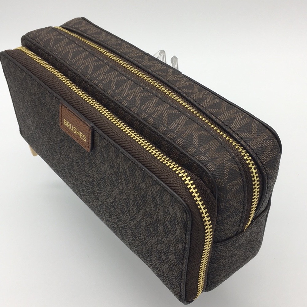 Michael Kors Jet Set Travel LG DBL ZIP TRV POUCH - Picture 6 of 10